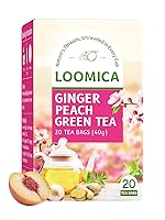 Vista 13 de LOOMICA Bolsas de té de cúrcuma y jengibre, sin cafeína, mezcla de hierbas 100% natural, cálida y picante con cúrcuma picante y jengibre para mayor