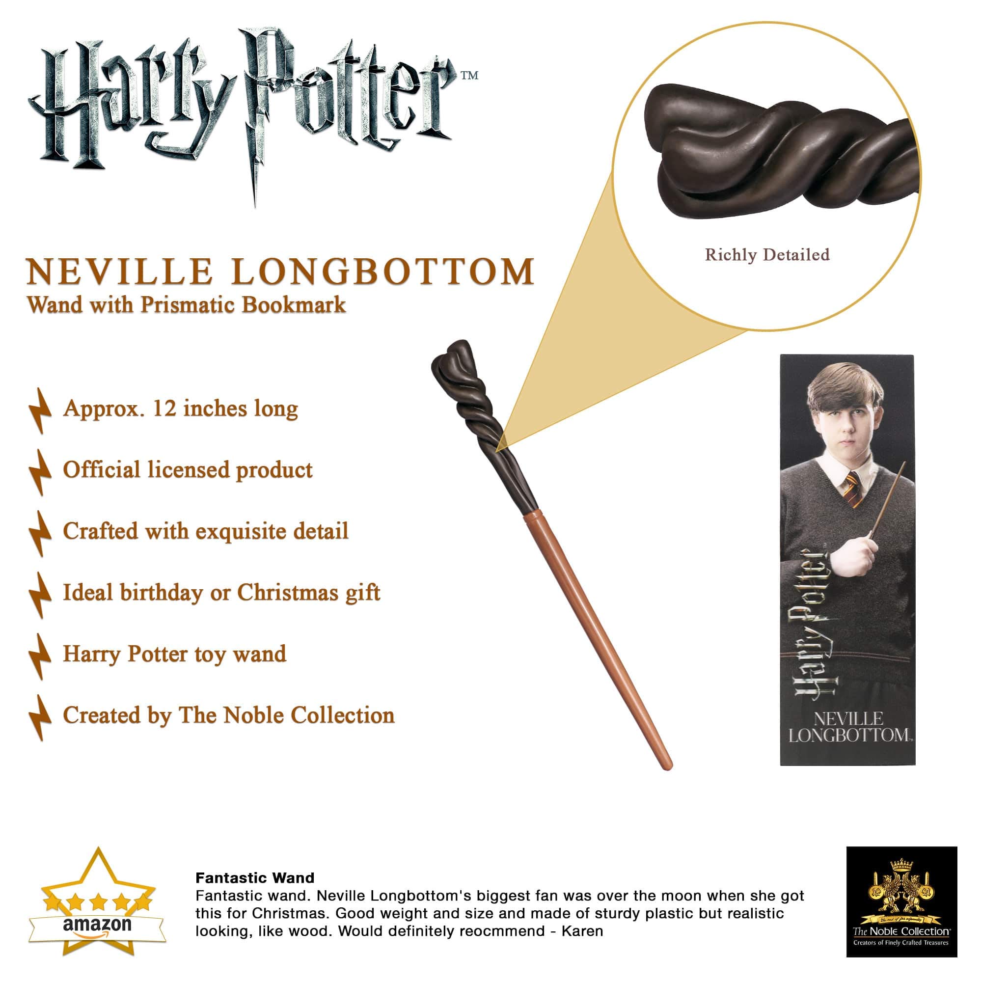 Neville Longbottom PVC Wand e Prismatic Bookmark