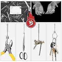 Vista 6 de 12 herramientas telescópicas de recogida de imanes en 2 libras, dispositivo magnético con clip de bolsillo, herramienta magnética para recuperar