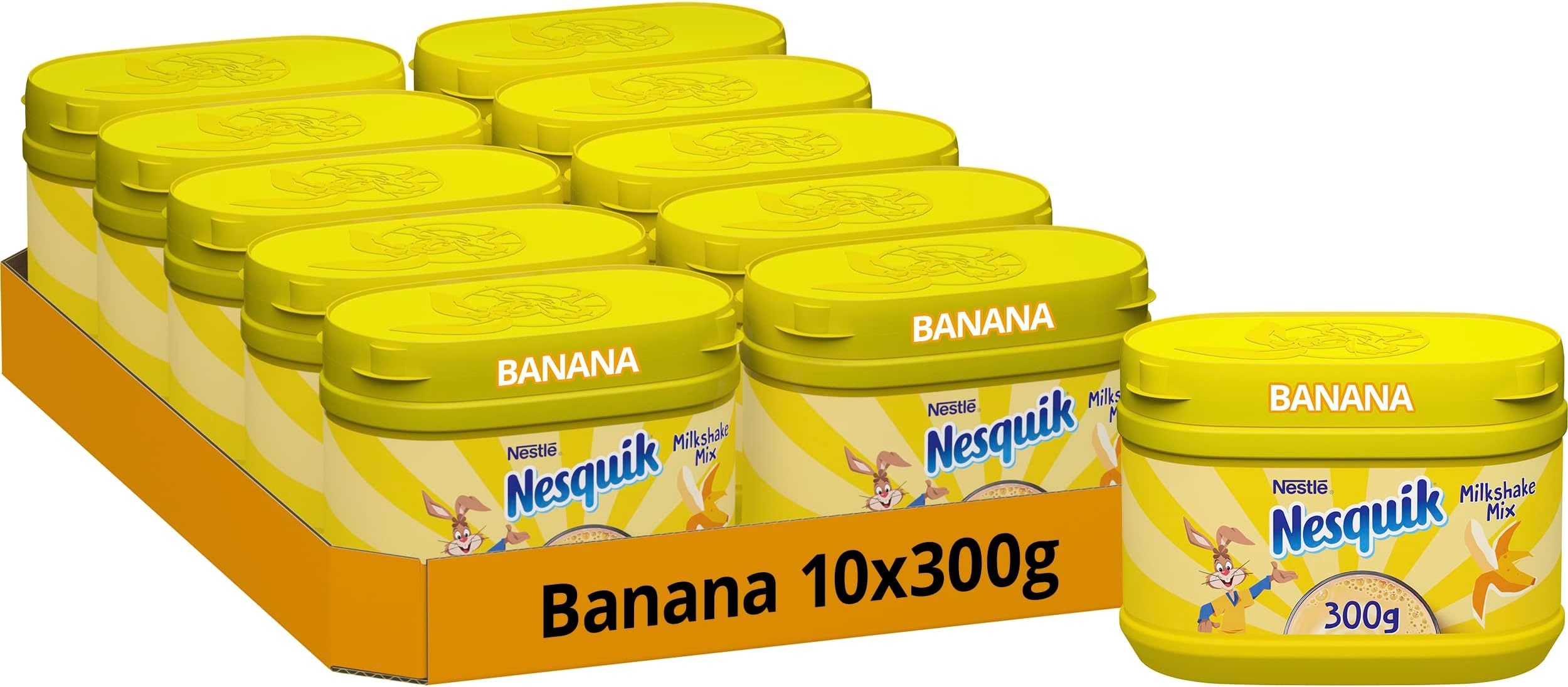 Nestl?? Nesquik Banana Flavour Milk Shake 300 G (pack Of 10)