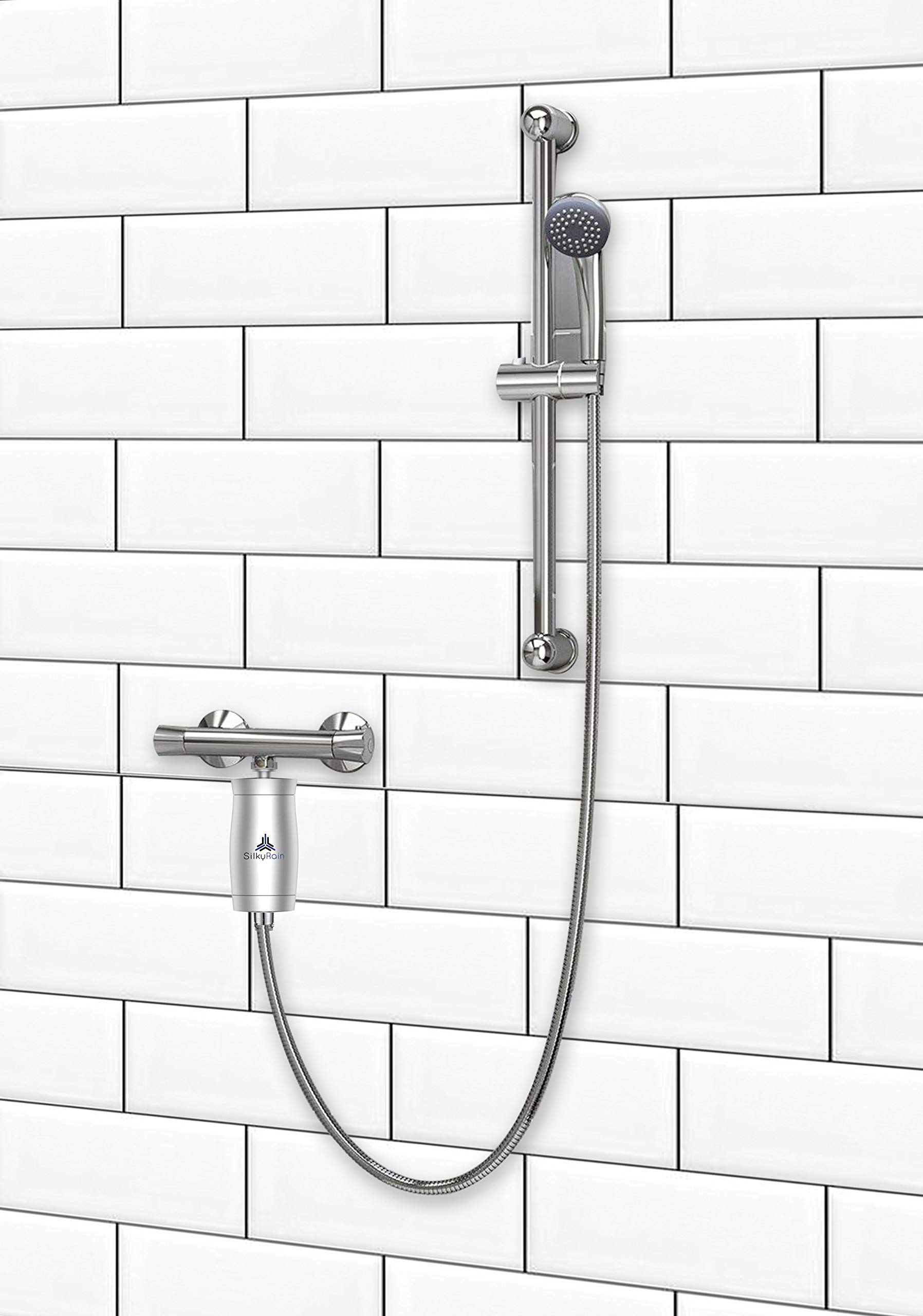 Silky Rain Shower Filter Hard Water UK. Makes Water Softer, Purifies