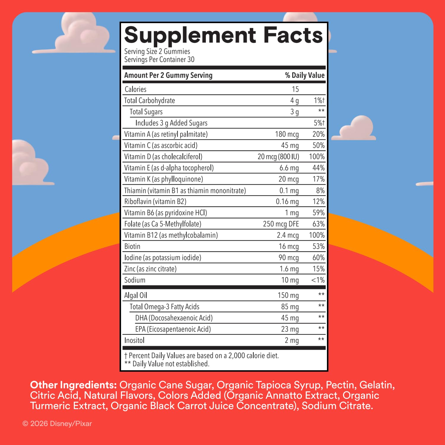 SmartyPants and Disney-Pixar’s Toy Story 5 Kids Multivitamin Gummies, 60 Ct view 4