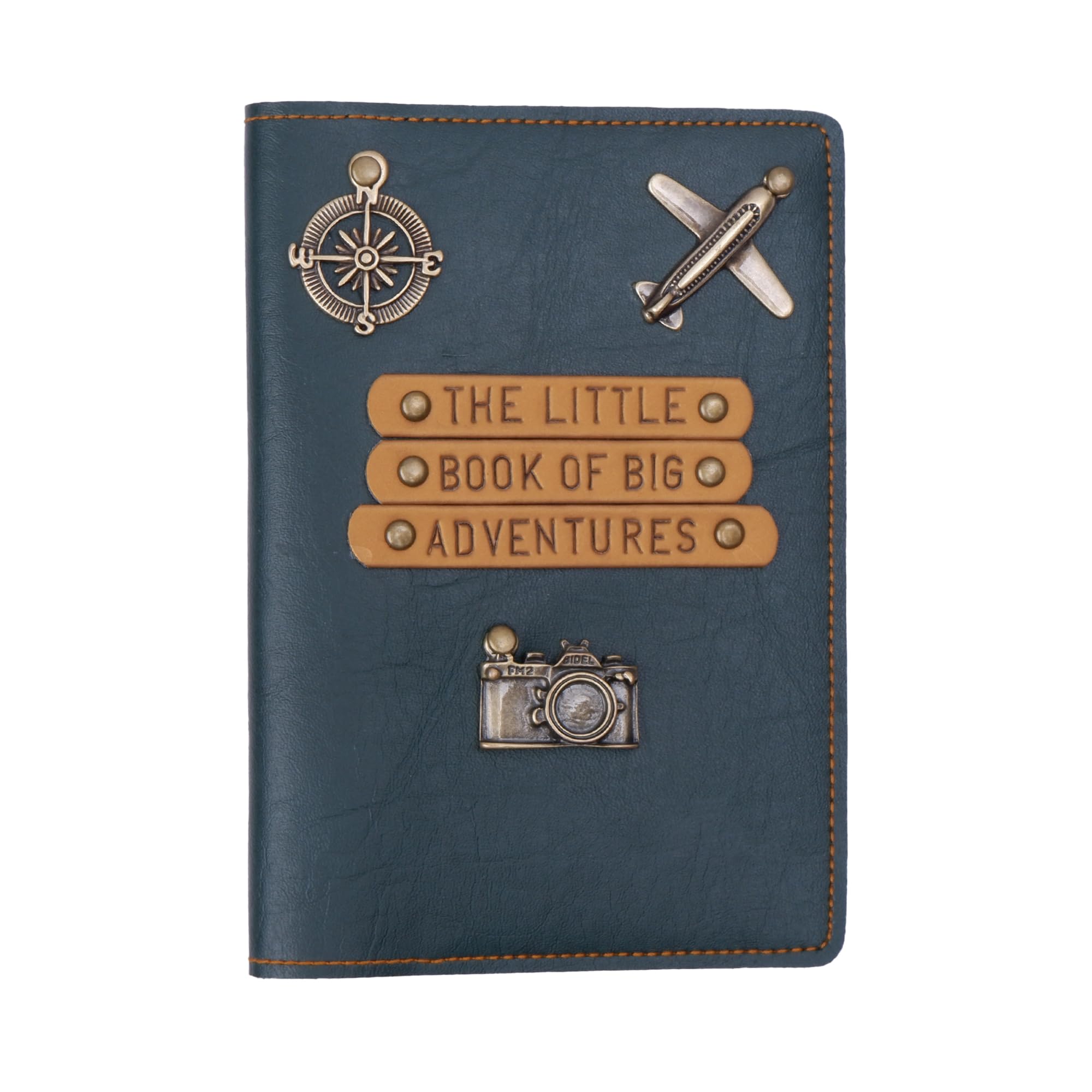 Passport Cover with 'The Little Book of Big Adventures' Quote | Elegant Unisex Passport Holder for Travelers (Forest Green)-image-20