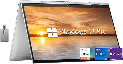 HP Envy x360 2 en 1 15.6 pulgadas FHD portátil con pantalla táctil, Intel Core i7-1260P, 16GB RAM, 1TB PCIe SSD, KB retroiluminada, cámara web HD,