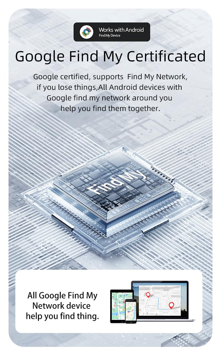Comfexia Traceur GPS sans Abonnement,Compatible Android & iOS