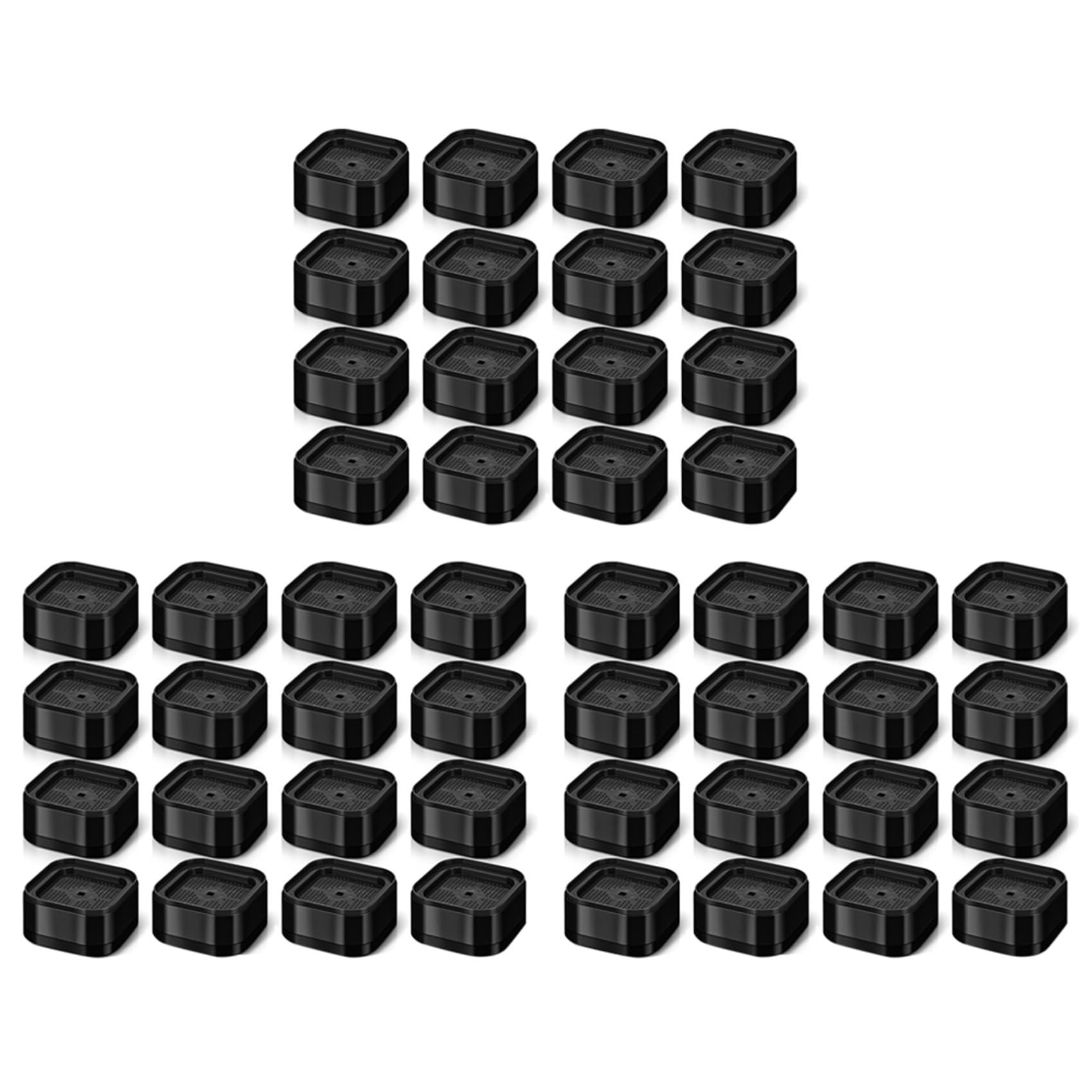 Hndhbfgrt Furniture Risers Adjustable Bed Risers 1.38In Stackable Heavy Duty Bed Lifts Risers Square Bed Raising Blocks 48 Pcs