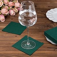 Vista 29 de Efavormart - Paquete de 20 servilletas de papel Airlaid de papel suave con tacto de lino rosa rubor de oro rosa, altamente absorbentes