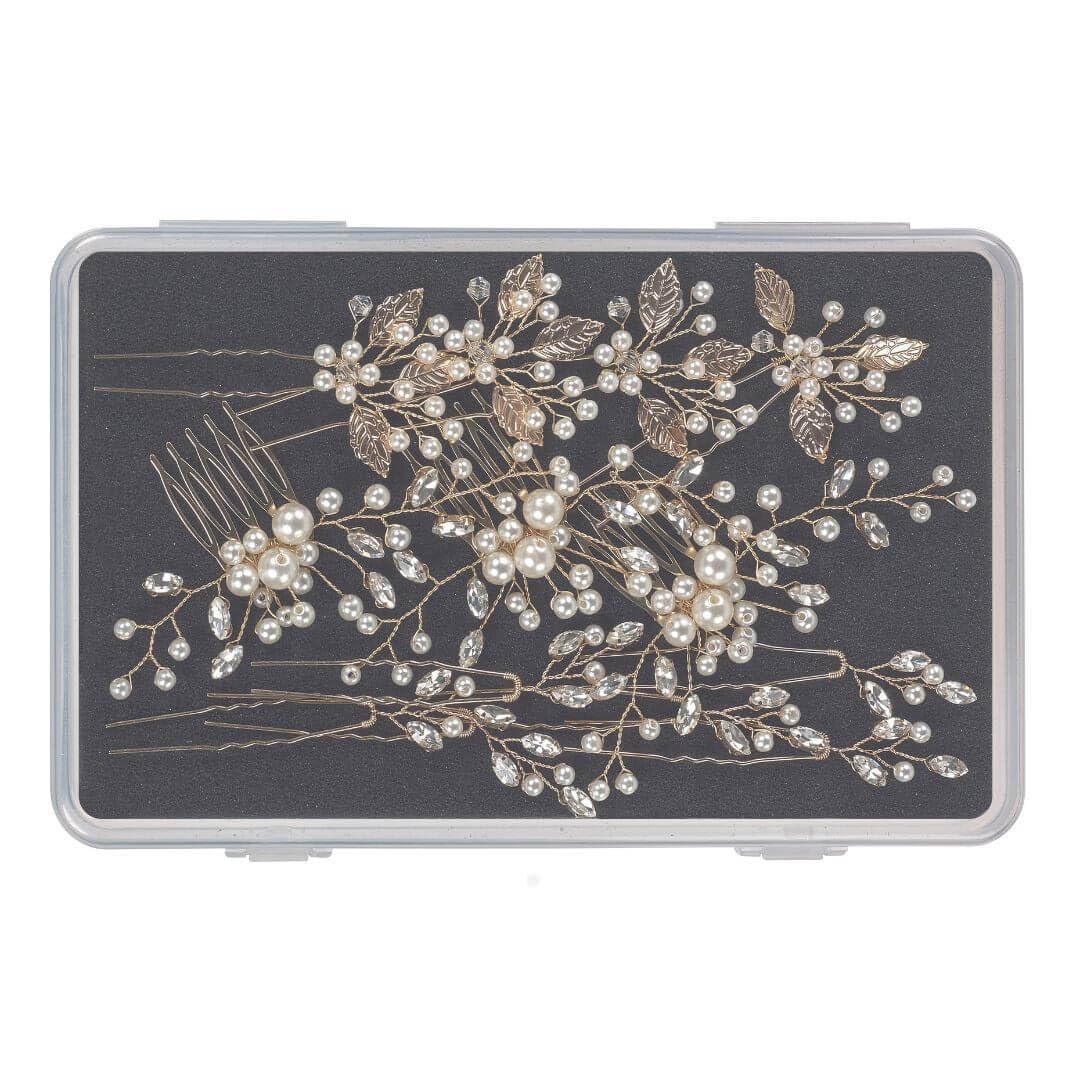Kit de fête épingles dorées Sibel