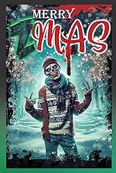 Merry ZMas Zombie Christmas: Funny horror zombie Christmas 122 pages 6"x9" notebook, with white paper and lined interior
