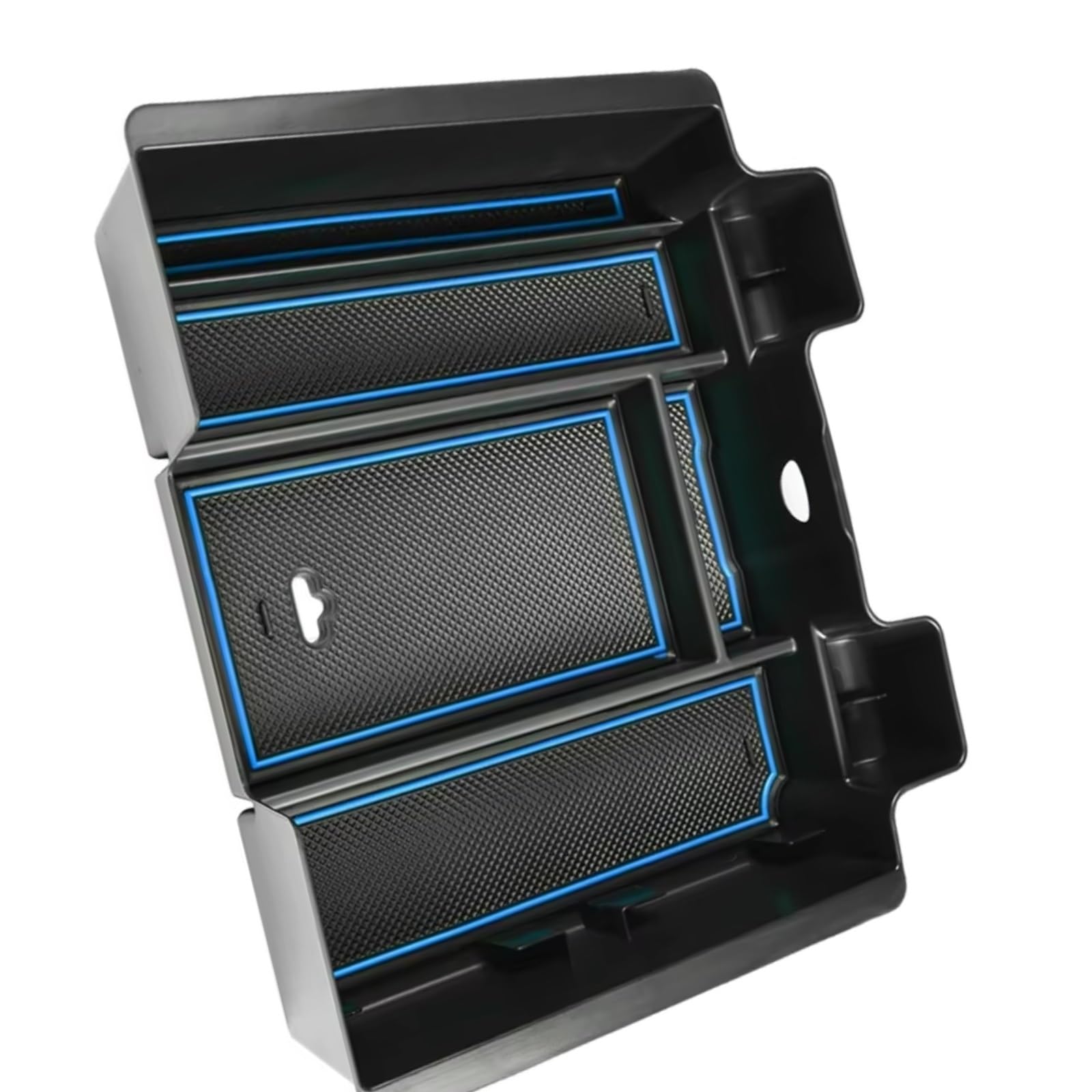 DSEQOPHH Car Accessories Compatible With Gmc For Sierra For 1500 1 Pcs Center Console Organizer Storage Box Replacement Accessories