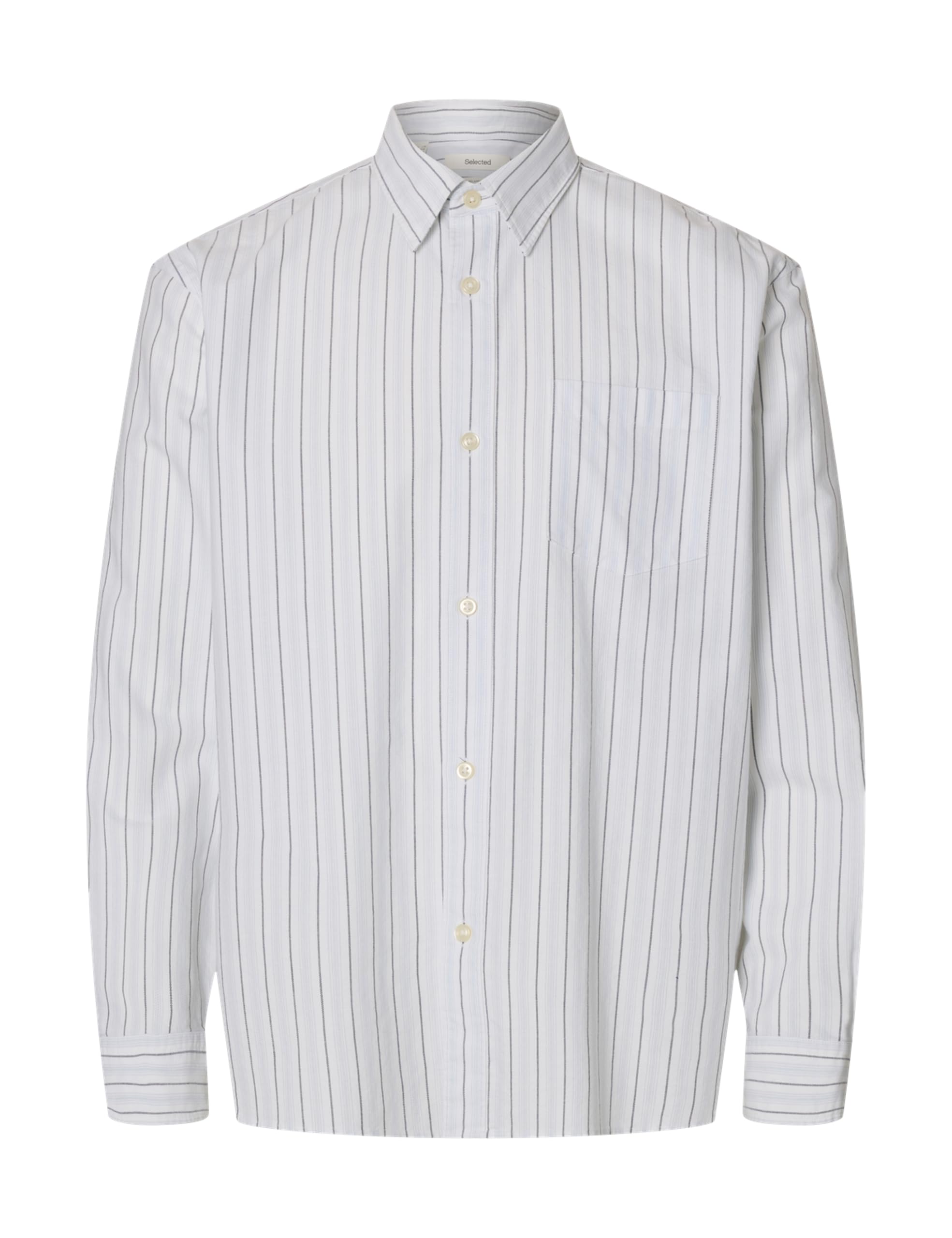 Shirt Slhrlxoxford-Maglietta LS Noos, Bianco, XXL Uomo