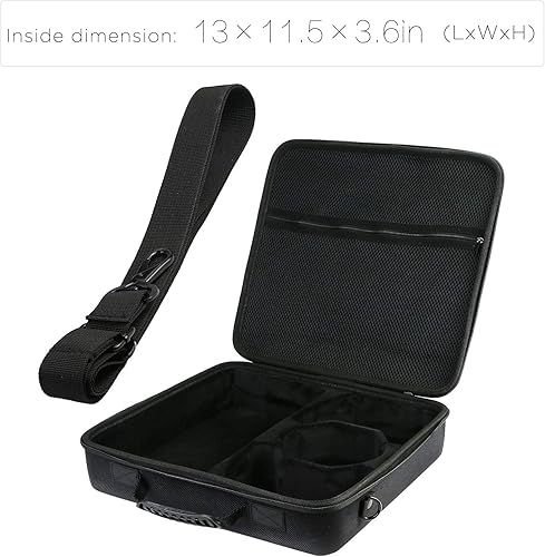 Miniatura 4 de co2CREA Hard Travel Case Replacement for Xbox Series S Game Console Wireless Controller (Black Case)