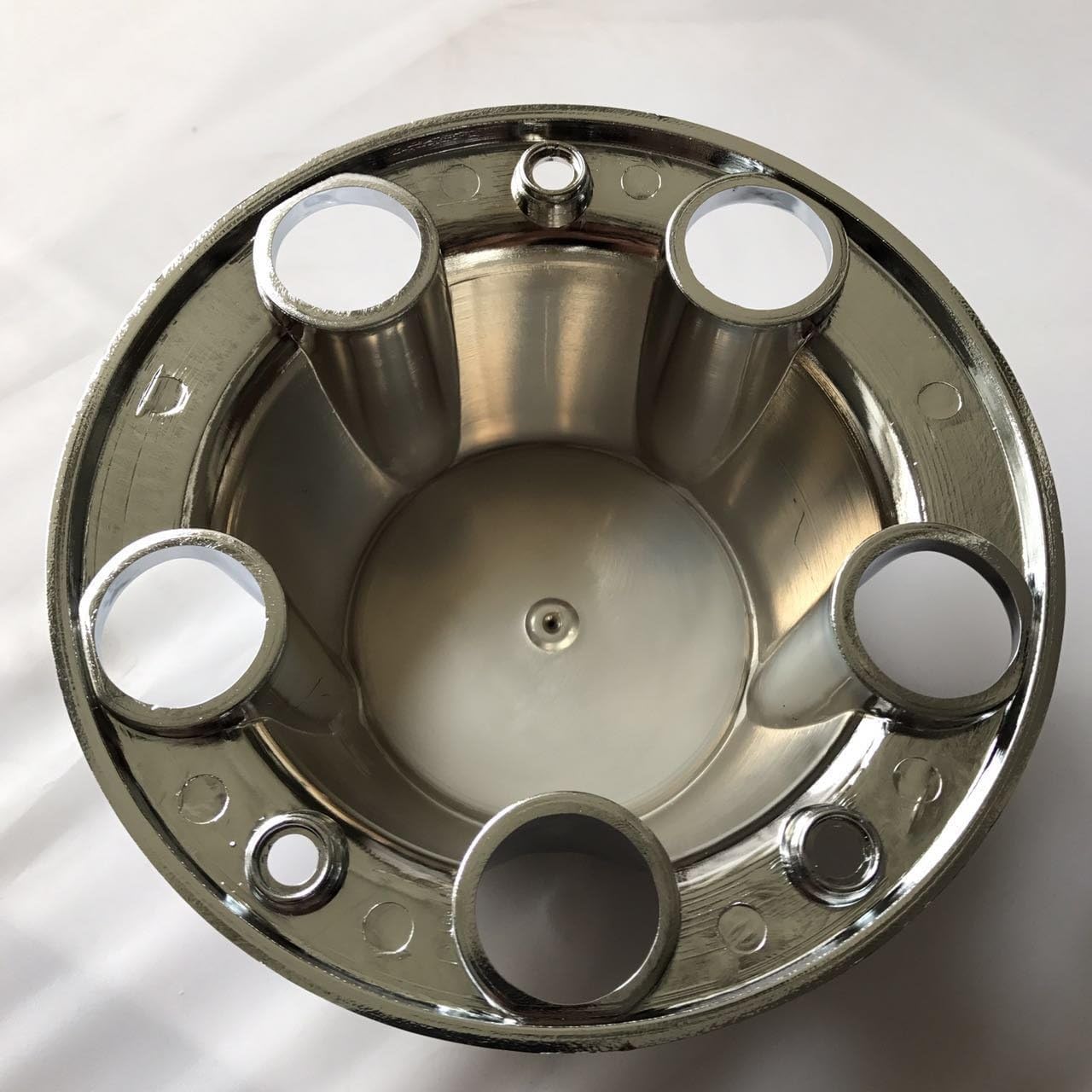 4PCS Chrome Wheel Hub Center Caps with Black Center for 1980-1996 F150 Bronco Van