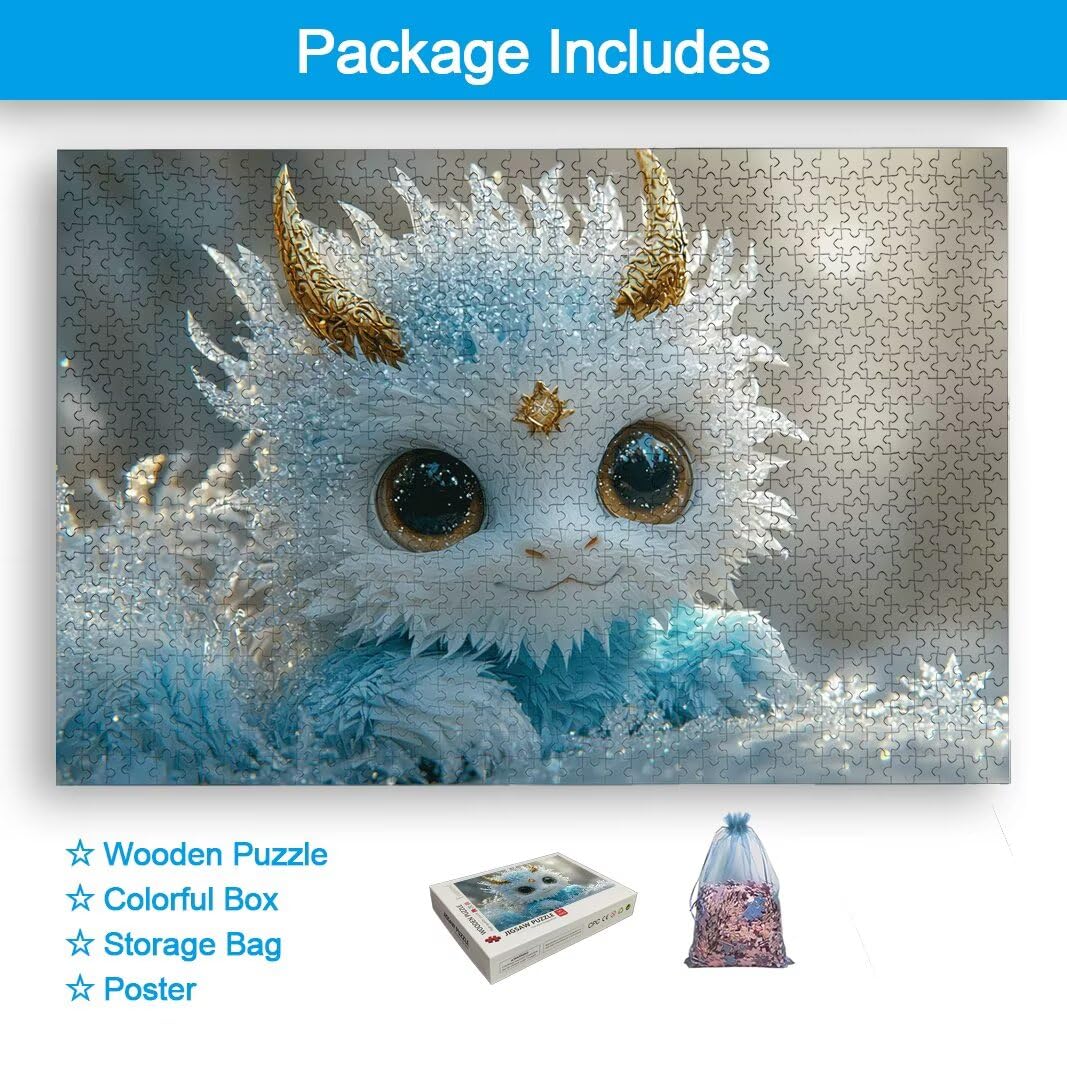 Puzzle 1500 Pièces Adultes, Puzzle 1500 Pieces Dragon, Cadeau Femme -2134