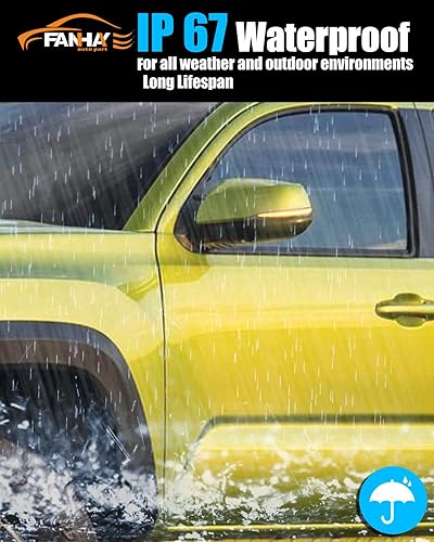 Miniatura 6 de Espejos laterales LED, indicador de luces direccionales dinámicas secuenciales para Toyota Tacoma 2019-2022 RAV4 XA50 2020-2022 Highlander XU70