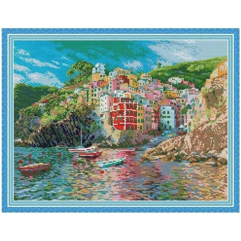 Embroidery Crafts Kit 11CT Stamped Cross Stitch Kits Adult Beginner 