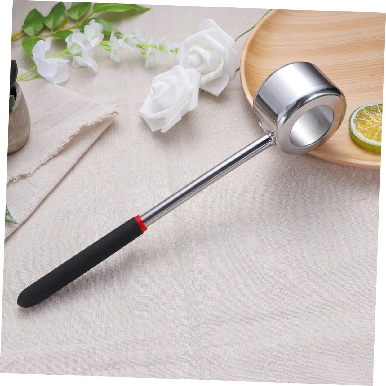 Stainless Steel Coconut Opener Tool Easy-pull Handle Perfect for Home Travel