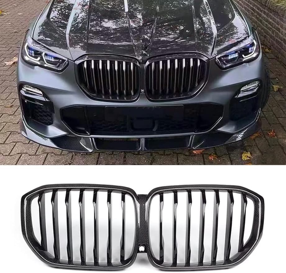 Amazon.com: For BMW X5 G05 2019-2023 30d 40i 50i Carbon Fiber Front ...