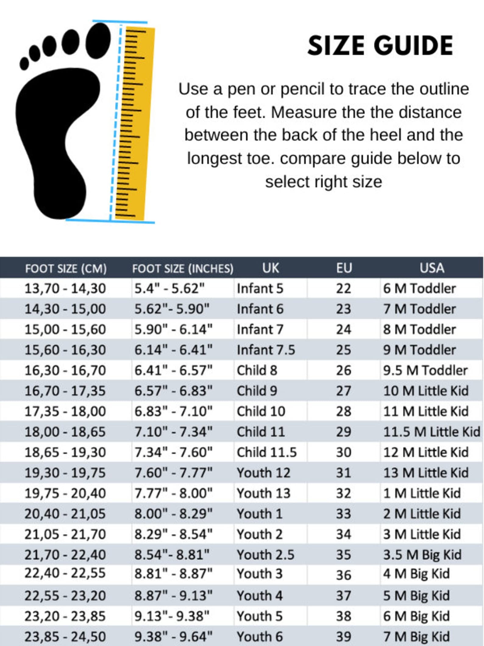 Chaussures à lacets pour garçons