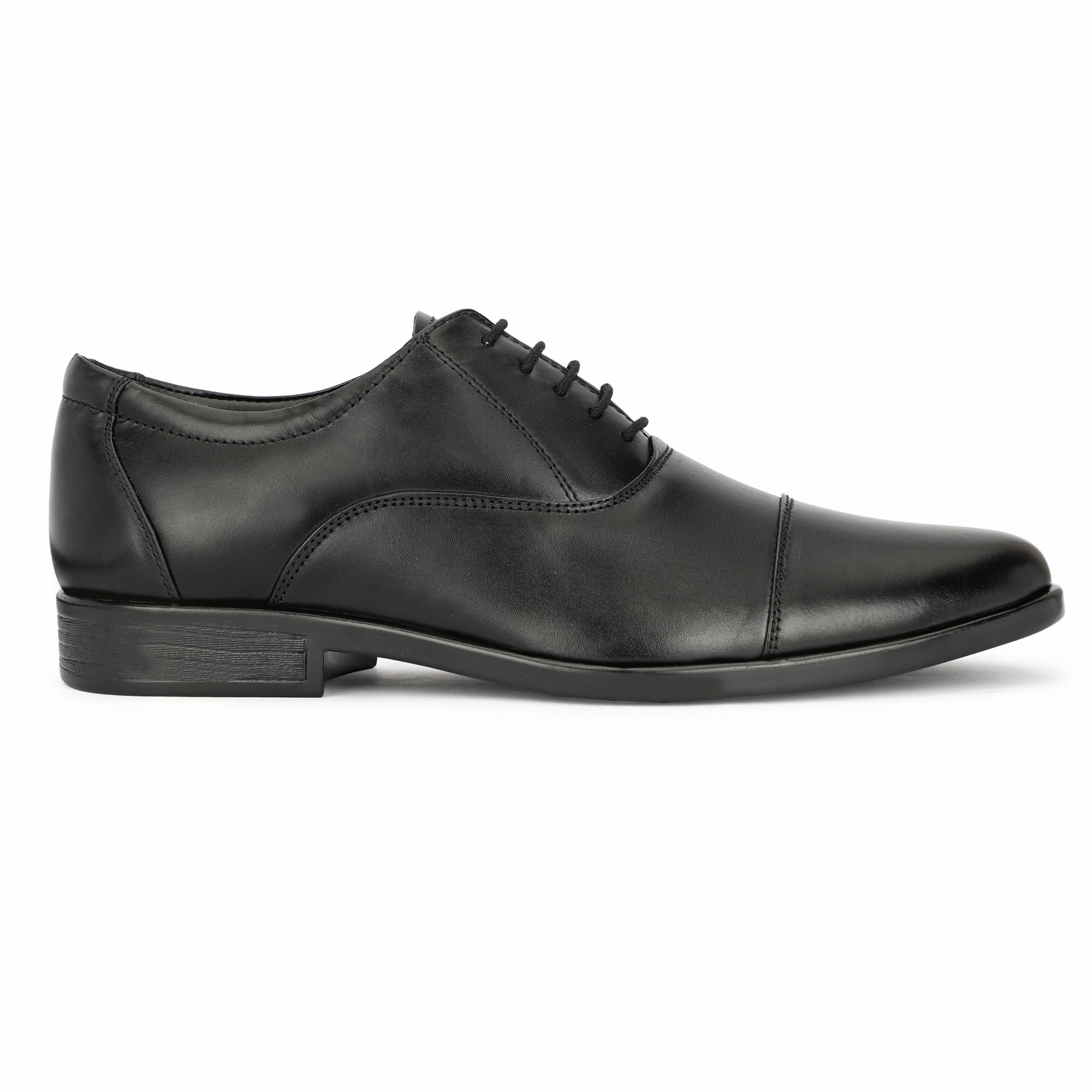 Inflation Mens Elegance Oxford Black Italian Leather Formal Shoes