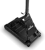 Vista 5 de Spalding Momentous EZ Assembly Portable Adjustable Outdoor Basketball Hoop – Assembles in 30 Minutes or Less 54" - Marco H - Negro