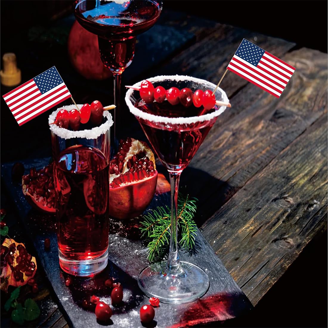 100 Pezzi Bandiera Stuzzicadenti Multinazionali da Cocktail, Stuzzicadenti Decorativi, Aperitivo Accessori, Stuzzicadenti per Feste, per Bicchieri da Cocktail, Frutta, Panini, Bevande