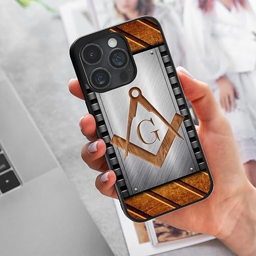 Miniatura 6 de Regalos masónicos para hombres fundas de teléfono para decoración de masones iPhone 5 6 7 8 11 12 13 14 Pro Max Plus Mini Xr Xs SE Samsung Galaxy