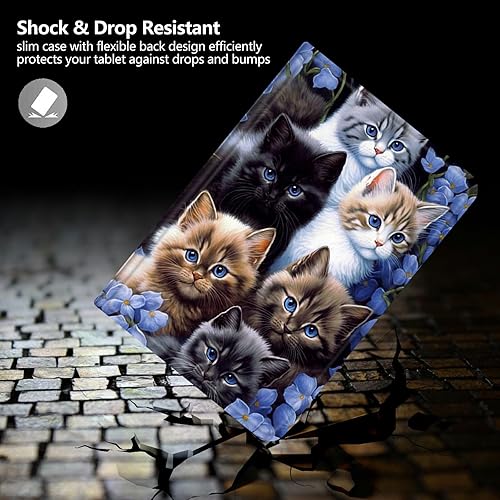 Miniatura 40 de Funda protectora delgada de piel sintética para Samsung Galaxy Tab A8 de 10.5 pulgadas modelo 2022 [SM-X200/X205/X207], funda protectora delgada