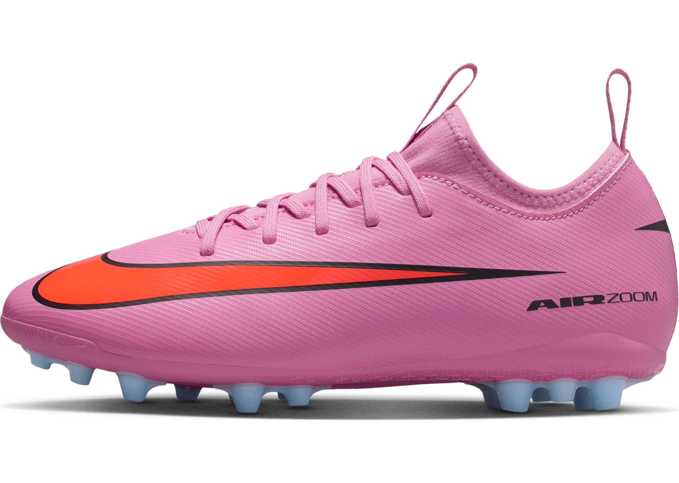 Nike Boys Zoom Mercurial Vapor 16 Academy Juniors Artificial Ground Football Boots - Pink/Black - 5 (38)