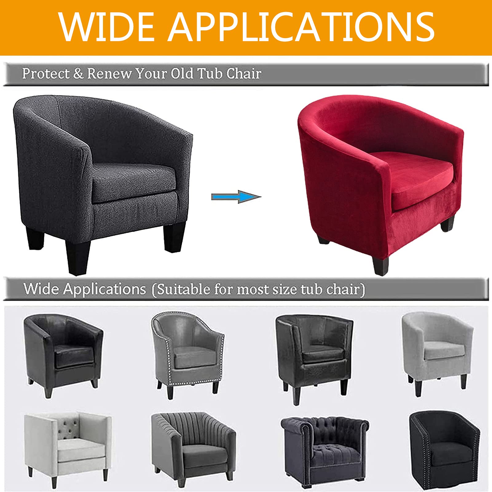 2 Copripoltrona Chesterfield Elasticizzati - Per Poltrone Singole, Fiore Beige, Rimovibili E Lavabili - Foto 4