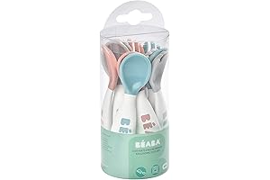 New BEABA Toddler Self Feeding Cutlery - Excellent Baby Essentials for Little Ones