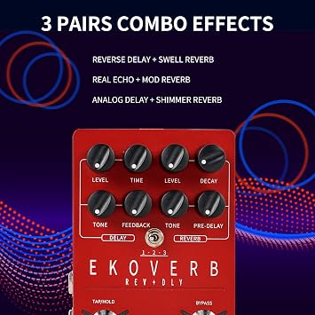 FLAMMA Delay&Reverb Combo and Drum Loop Pedals
