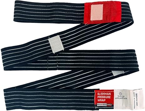 Rescue Essentials Slishman Pressure Wrap, Black Pressure Dressing