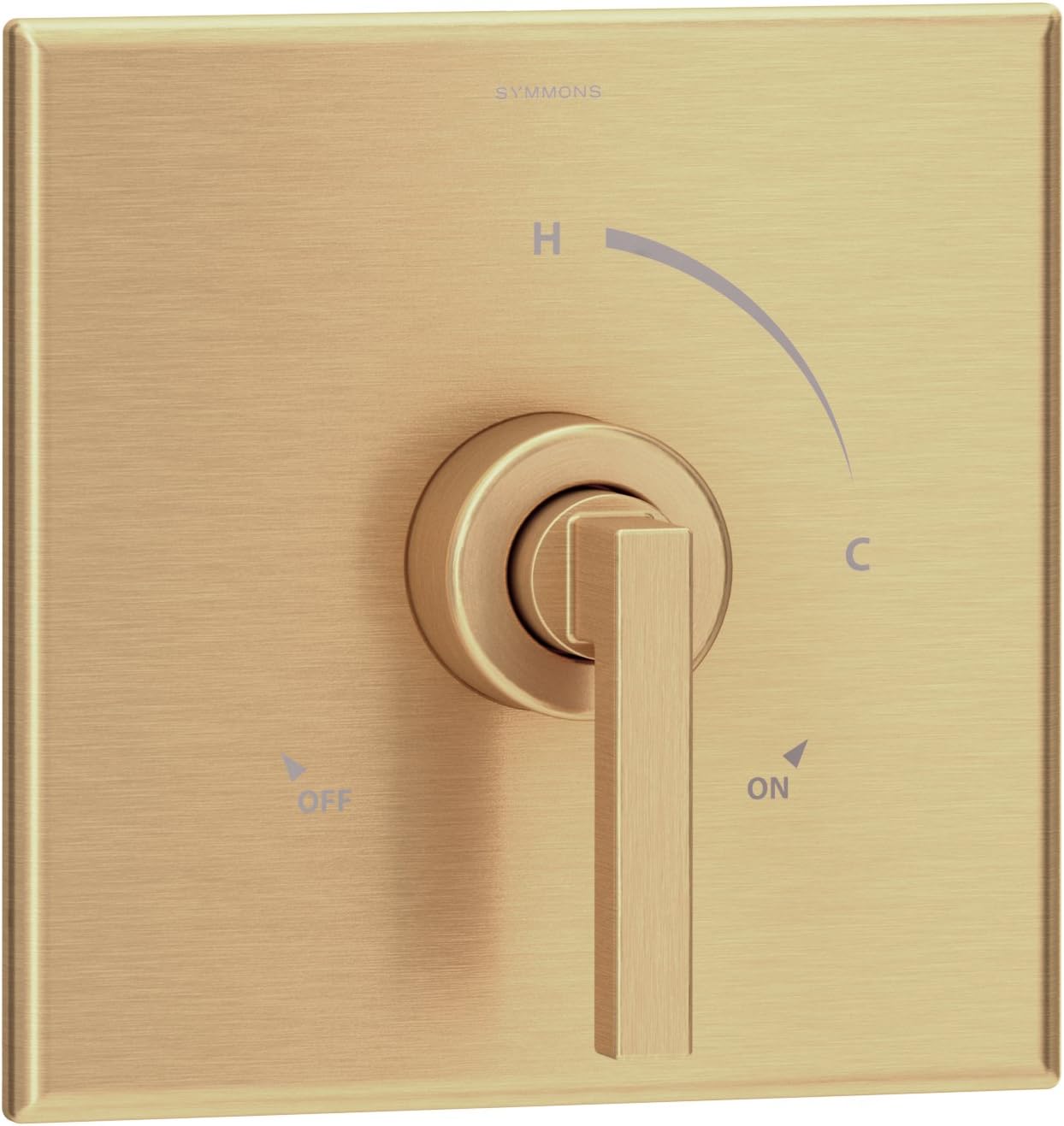 Symmons 3600-MB-TRM Duro Shower Valve Trim in Matte Black (Valve Not Included)