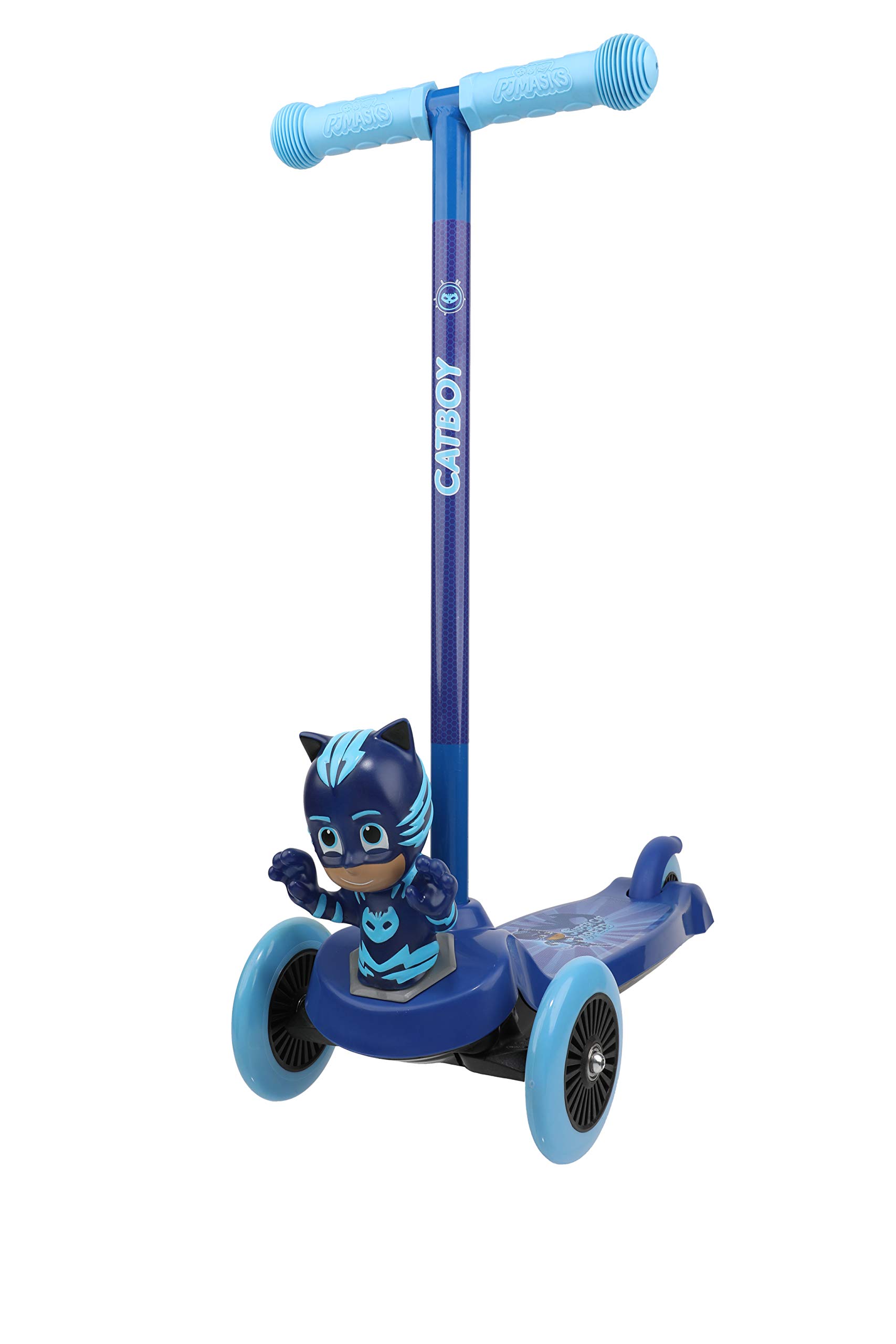 PJ Masks Toys - Scooter for Kids Ages 3-5, Self Balancing Kids Toys with Extra Wide Deck & Foot Activated Brake, Choose from Your Favorite Character