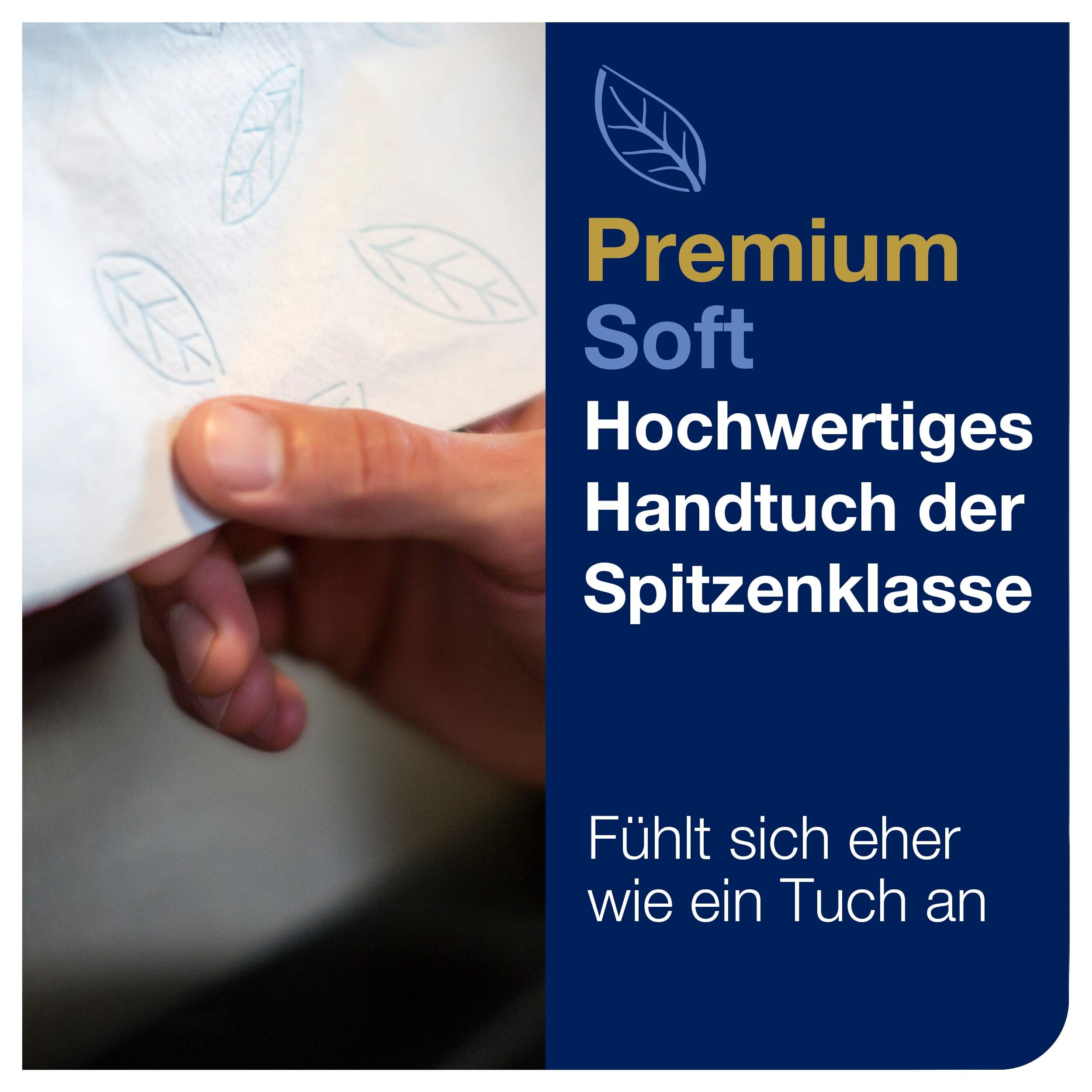 Tork Matic Rollenhandtuch Premium, weiß, Papier – 2-lagig, extra weich und saugstark, QuickDry-Technologie, kompatibel mit H1-Spendern, FSC-zertifiziert – 6 Rollen x 100 m (290016)