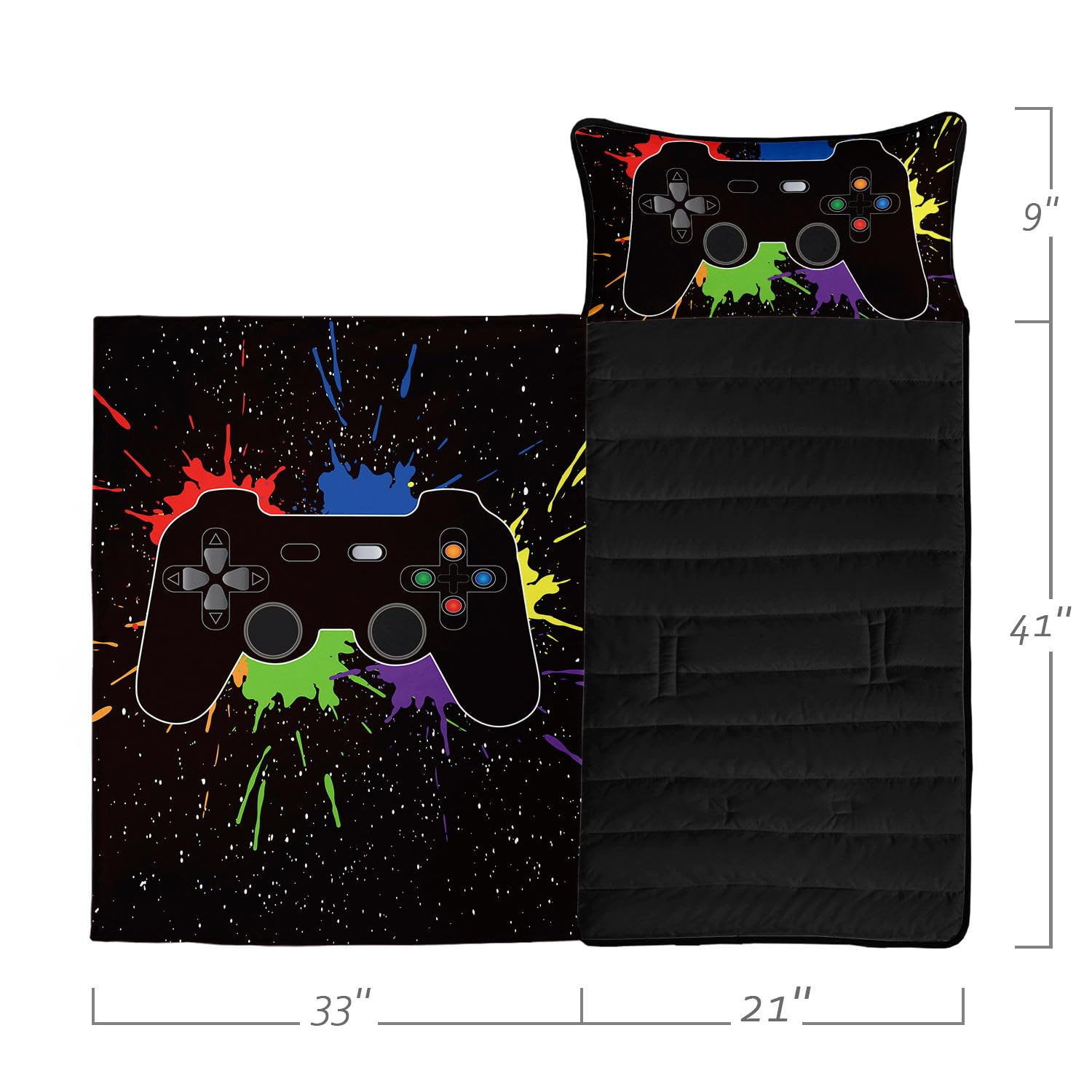 HOSIMA Nap Mat -Gamepad Sleeping Bag with Removable Pillow - Image 2