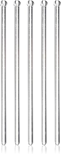 True Palitos de agitador, agitadores de cóctel transparentes, palitos de plástico Swizzle, suministros de bar, agitadores de bebidas transparentes,