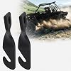 RANSOTO Door Latches Compatible with 2014-2022 Polaris RZR XP 1000 RZR 900 RZR 4 900 RZR XP Turbo 3.5 Easy Latches, Vent Extender with Standard Hook and Loop