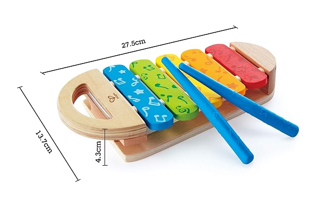 Foto 2 de 6 de Hape Xilófono Arcoíris de Madera para Niños