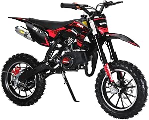 50CC Kid Dirt Bike, Gas Powered Mini Motorcycle for Kids 8-14