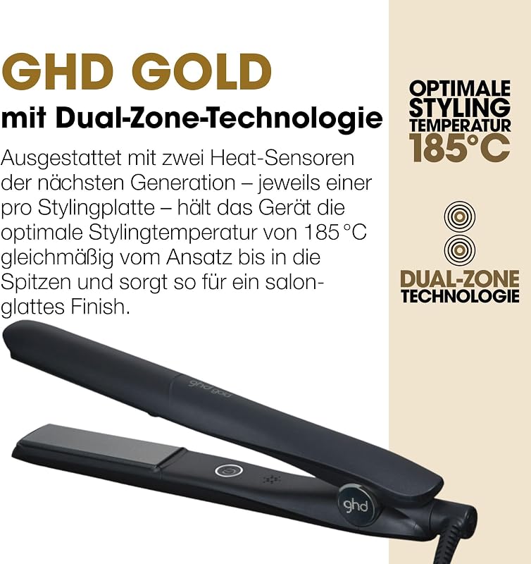 ghd gold Hajegyenesítő 26mm Profi Glancsos Sima Haj Minden Hajtípushoz