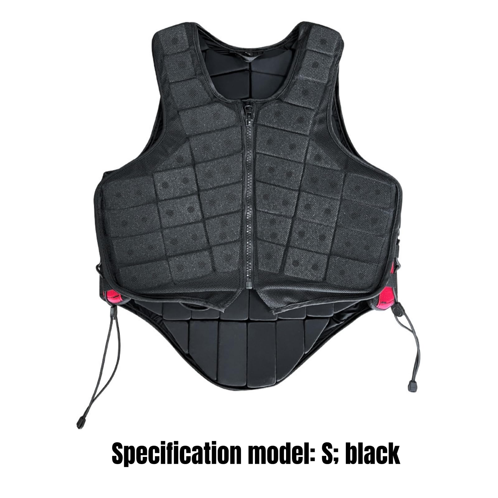 Gralara Torso Protector Ecuestre Ligero Chaleco Protector Ecuestre Transpirable Chaleco Acolchado Segmentado