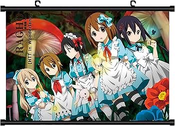 Amazon.co.jp: けいおん タペストリー ポスター 掛ける絵 平沢 唯 秋山