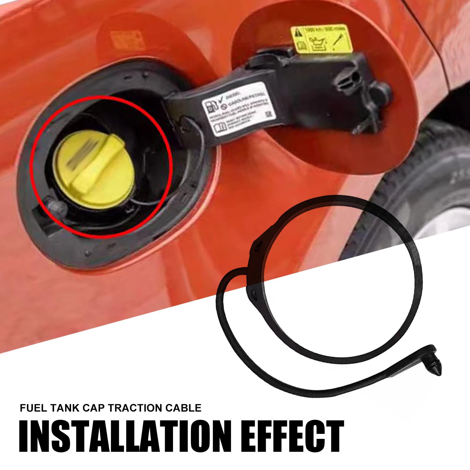 Fuel Cap Tether Gas Cap Tether Replacement Getfay 1 PC Car Fuel Tank Cap  Traction Line, Fuel Filler Cap Tether Rope Replacement, Precise Matching  Connecting Wire, Compatible With Land Rover Fuel Cap