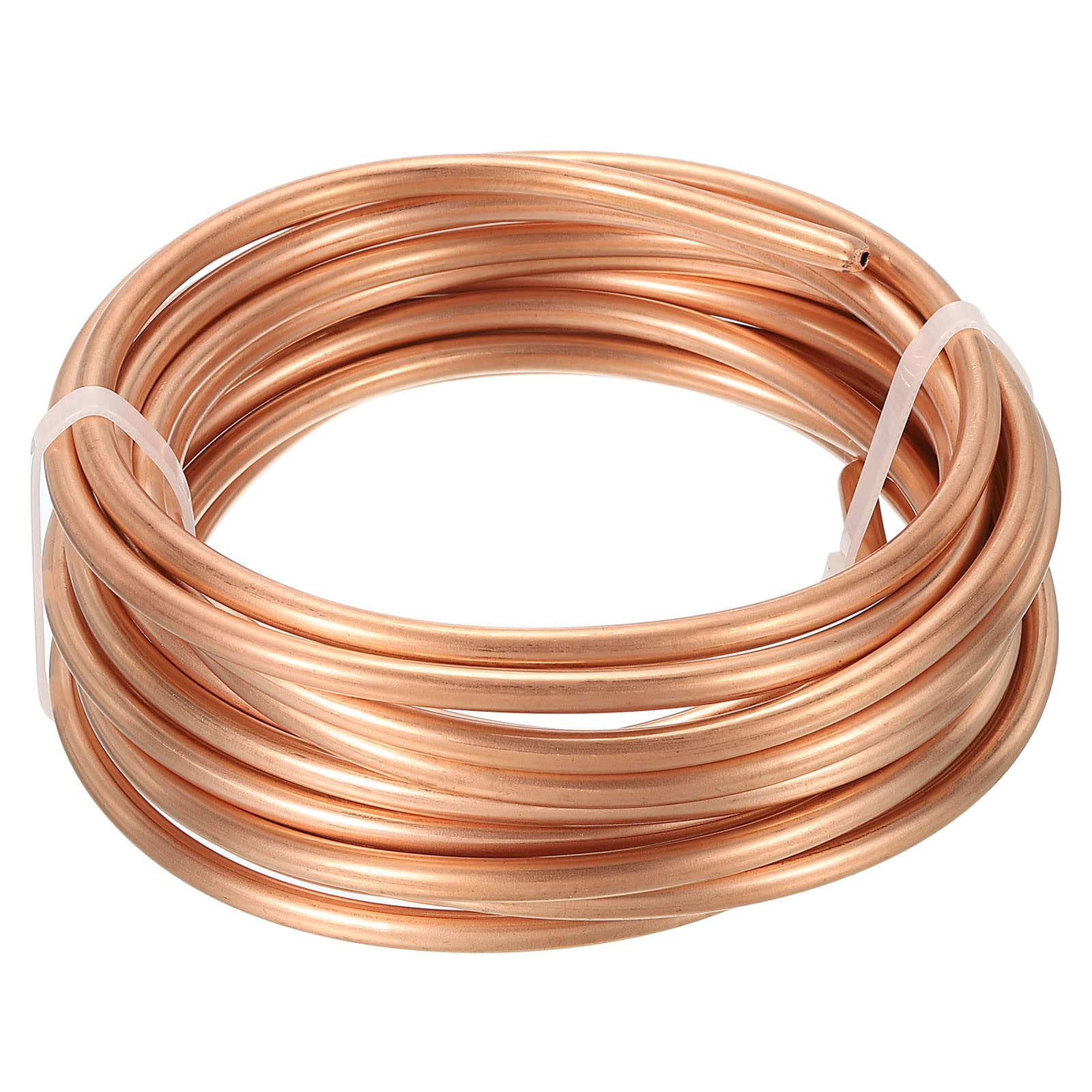 DMiotech 4mm x 5mm Largo 5.0 M Refrigerador Tubo Cobre Flexible Tubo para Compresión, Aire Acondicionado Aire Asistencia