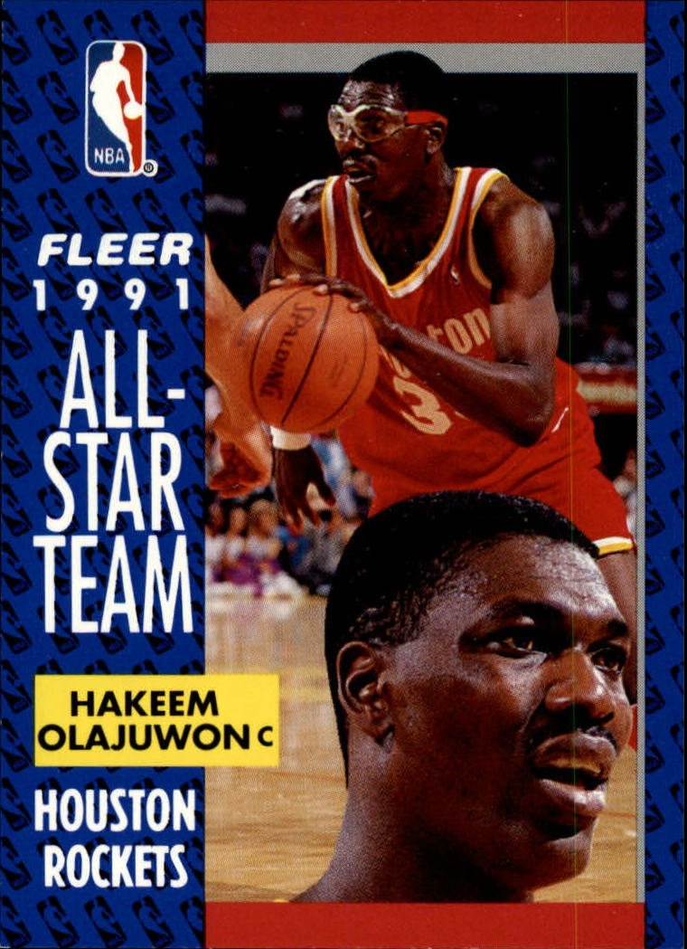Amazon.com: 1991 Fleer Basketball Card (1991-92) #214 Hakeem Olajuwon :  Collectibles & Fine Art