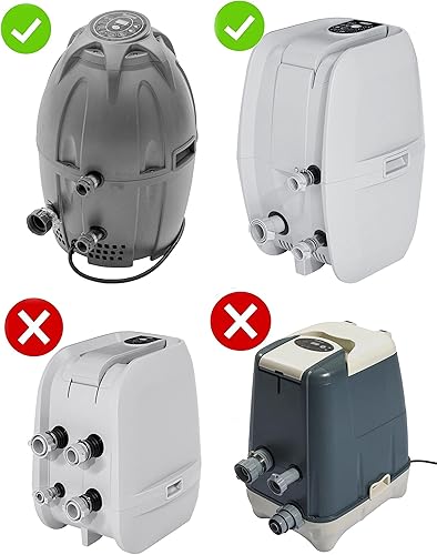 Miniatura 5 de para Coleman Lay-Z-Spa Kit de reconstrucción de sellos de bomba de agua incluye sellos de goma para conectores A B C Bomba de entrada y salida