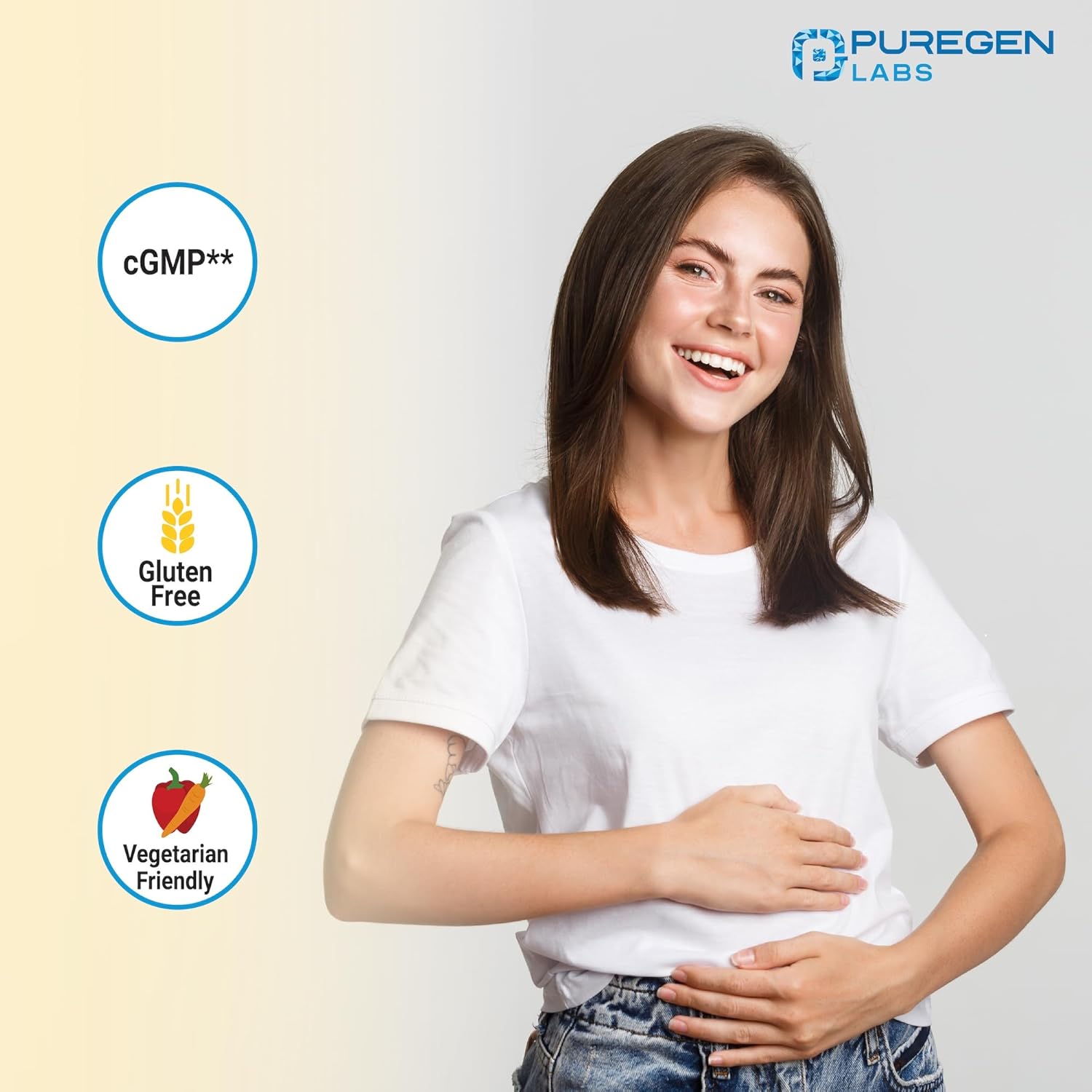 Puregen Labs Dairy Relief Natural Fast Acting Lactase Enzyme 3000 FCC, Lactose Intolerance Pills | 3 Pack - 270 Caplets Total