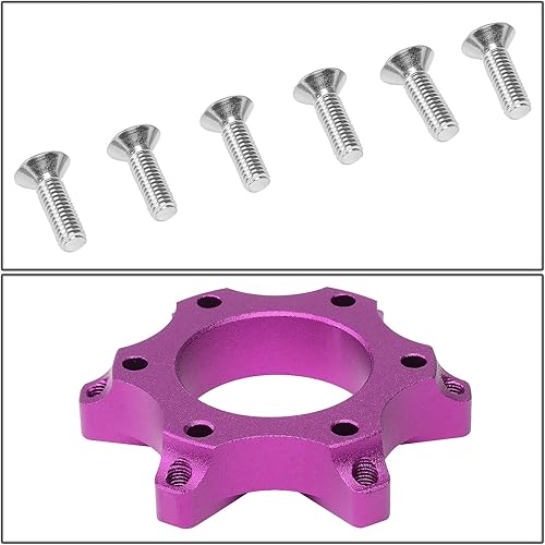 Miniatura 10 de NRG Innovations SRK-LOTH-RD - Adaptador de cubo para volante de juegos, color rojo, compatible con Logitech G923 G29 G920 G27, patrón de pernos de